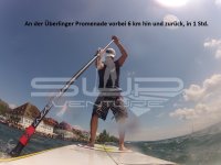 An der Ueberlinger Promenade SUP Stand up paddling Bodensee